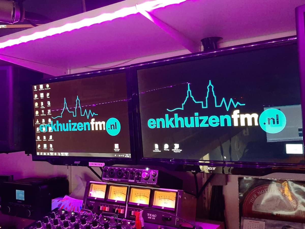The studios of Enkhuizen FM are located at various locations